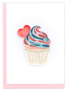 Lovely Cupcake Quilling Enclosure Card