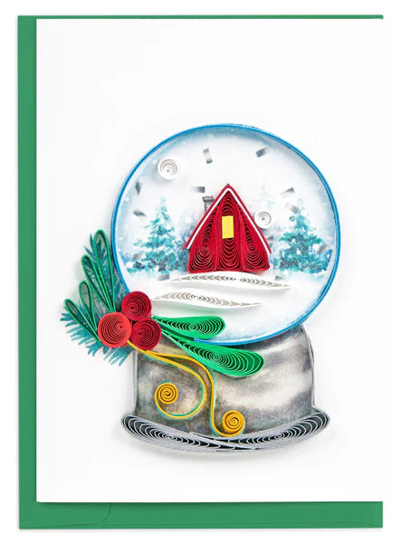 Snow Globe Quilling Enclosure Card
