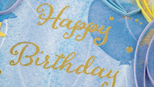 Load image into Gallery viewer, Balloons &amp; Stars Birthday Quilling Card
