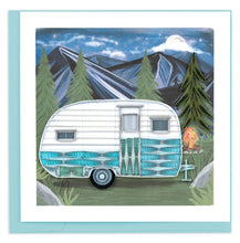 Load image into Gallery viewer, Camper Quilling Card
