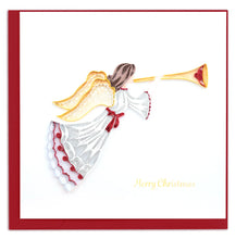 Load image into Gallery viewer, Christmas Angel Quilling Card
