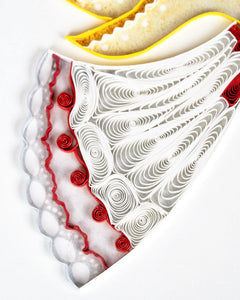 Christmas Angel Quilling Card