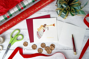 Christmas Angel Quilling Card