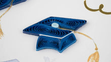 Load image into Gallery viewer, Grad Caps Quilling Card
