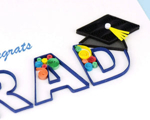 Congrats Grad Quilling Card