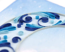 Load image into Gallery viewer, Crescent Moon Quilling Card
