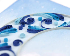 Crescent Moon Quilling Card