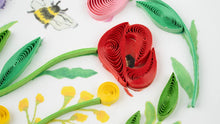 Load image into Gallery viewer, Garden Heart Quilling Card
