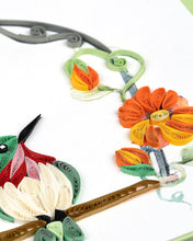 Load image into Gallery viewer, Hummingbird Swing Quilling Card
