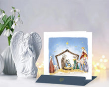 Load image into Gallery viewer, Nativity Scene Quilling Card
