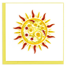 Load image into Gallery viewer, Summer Sun Quilling Card
