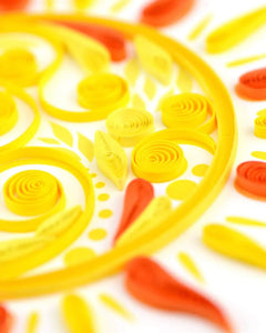 Summer Sun Quilling Card