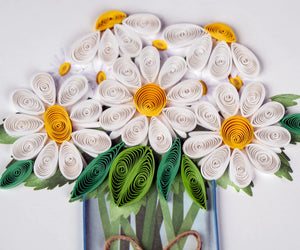 Daisy Posy Quilling Card