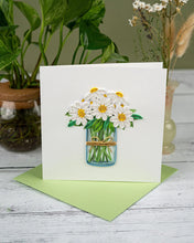 Load image into Gallery viewer, Daisy Posy Quilling Card
