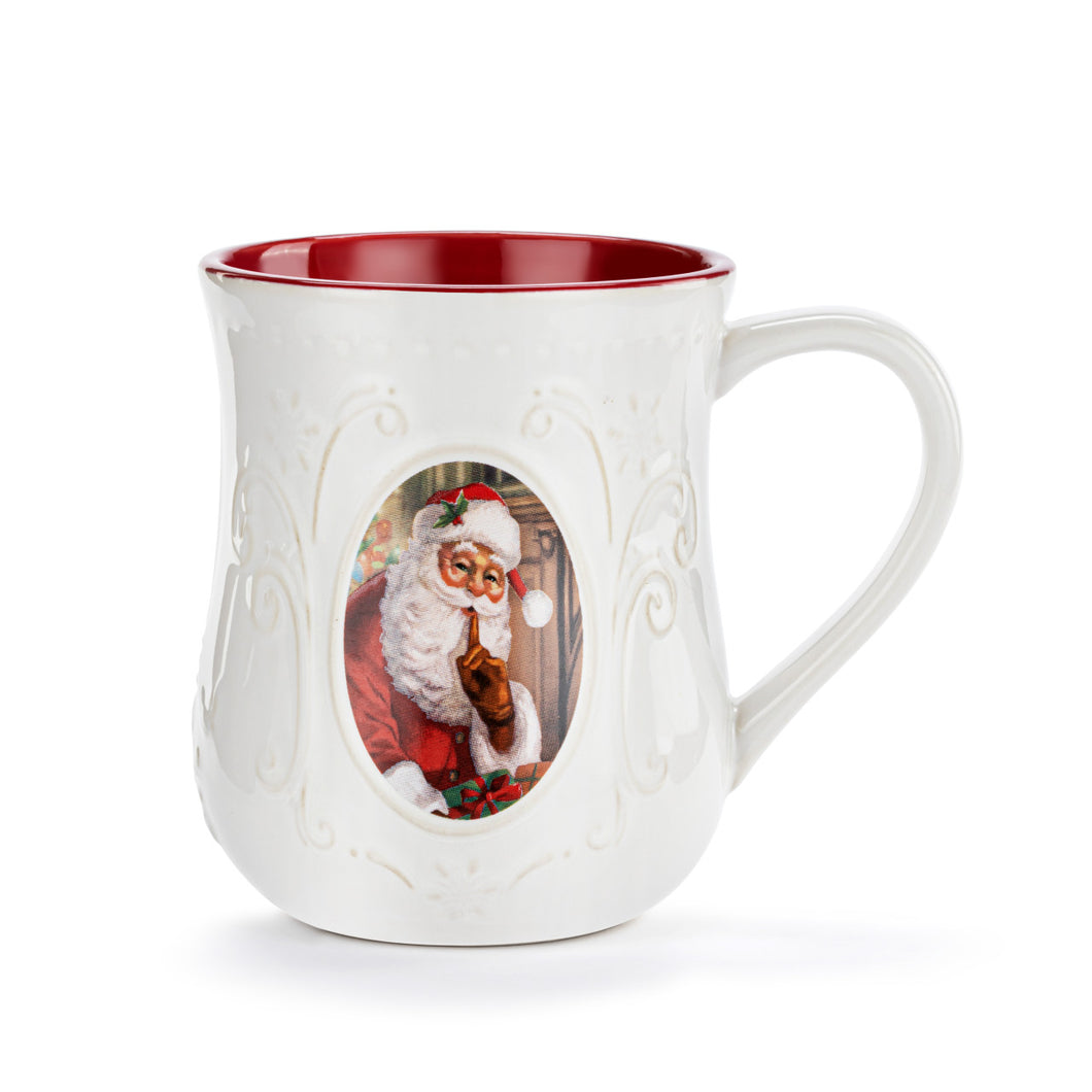 'Twas the Night Before Christmas Ceramic Santa Mug