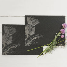 Load image into Gallery viewer, Thistle Slate Placemats, Set of 2
