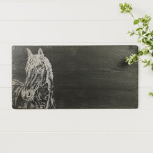 Load image into Gallery viewer, Horse Portrait Slate Table Runner
