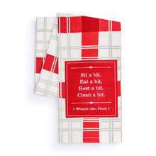 Load image into Gallery viewer, Winne The Pooh Sit a Bit Holiday Kitchen Towel
