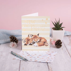 New Parents 'Furever Family' Card