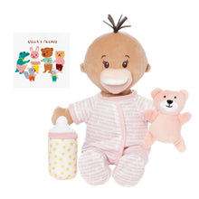 Load image into Gallery viewer, Love, Stella Sleepy Time Set Beige Doll with Brown Tuft
