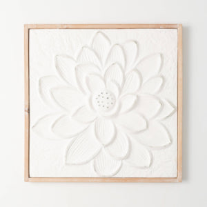 Lilliam Embossed Floral Wall Decor