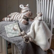 Load image into Gallery viewer, Afrique Zebra Crinkle Teether
