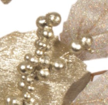 Load image into Gallery viewer, Gold Leaf &amp; Berry Spray

