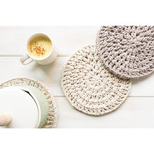 Load image into Gallery viewer, Natural Knotted Trivet
