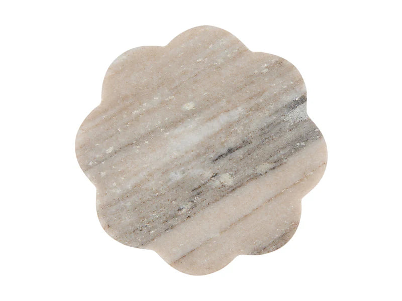 Scallop Marble Coaster