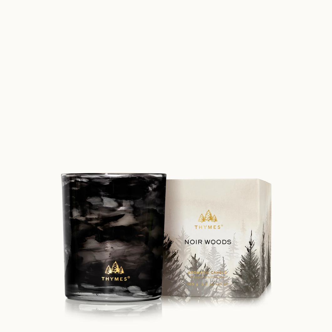 Thymes Noir Woods 6.5 oz Poured Candle