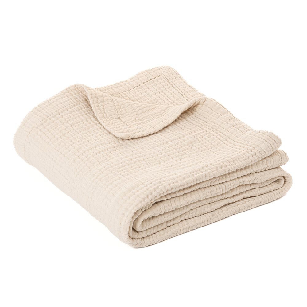 Popeye Cream Muslin Bed Blanket