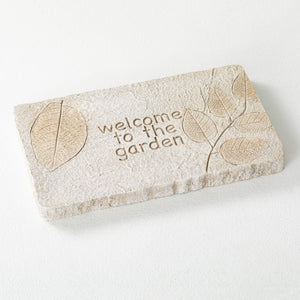 Welcome to the Garden Stepping Stone