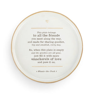 Winnie The Pooh Friendship Giving Plate