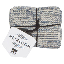 Load image into Gallery viewer, Midnight Blue Knit Dishcloths Set of 2
