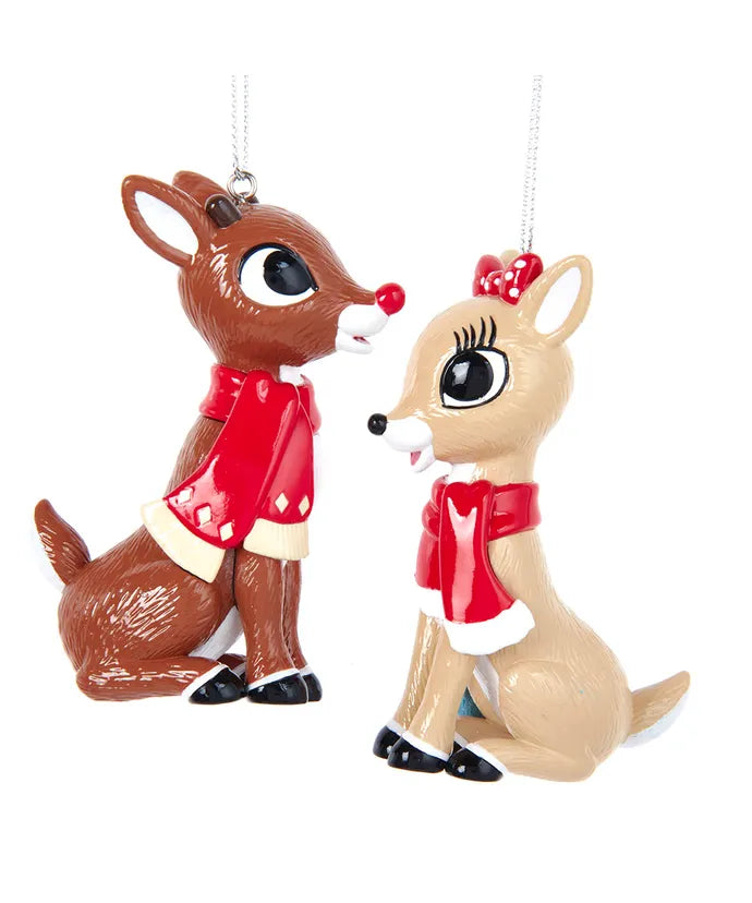 Rudolph + Clarice Ornament