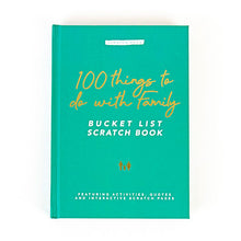 Load image into Gallery viewer, 100 Things to do with Family Bucket List Scratch Book

