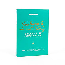 Load image into Gallery viewer, 100 Things to do with Family Bucket List Scratch Book
