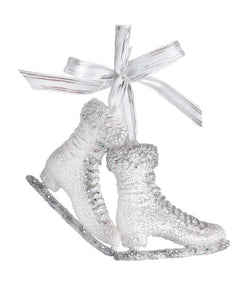 Ice Skates With Glitter Ornament