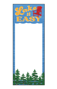 Lake it Easy Magnetic Notepad