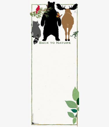 Back To Nature Magnetic Notepad