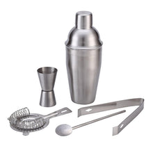 Load image into Gallery viewer, Taproom 5 Piece Stainless Steel Cocktail Set
