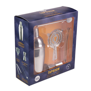 Taproom 5 Piece Stainless Steel Cocktail Set