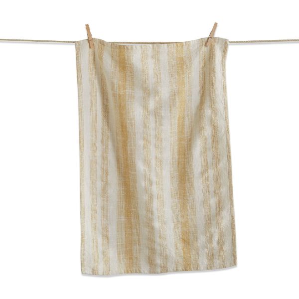 Serene Honey Stripe Dish Towel