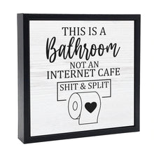 Load image into Gallery viewer, Shit &amp; Split Sign
