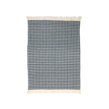 Load image into Gallery viewer, Jumbo Waffle Fringe Tea Towel Navy
