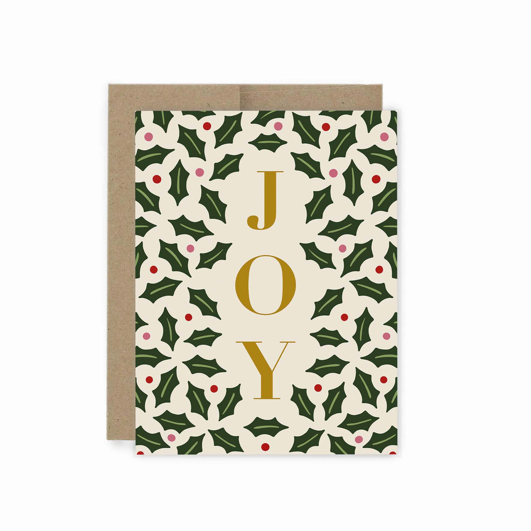 Joy Holiday Card