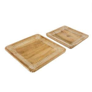 Grove Wooden Tray, Square