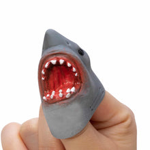 Load image into Gallery viewer, Shark Baby Finger Puppets
