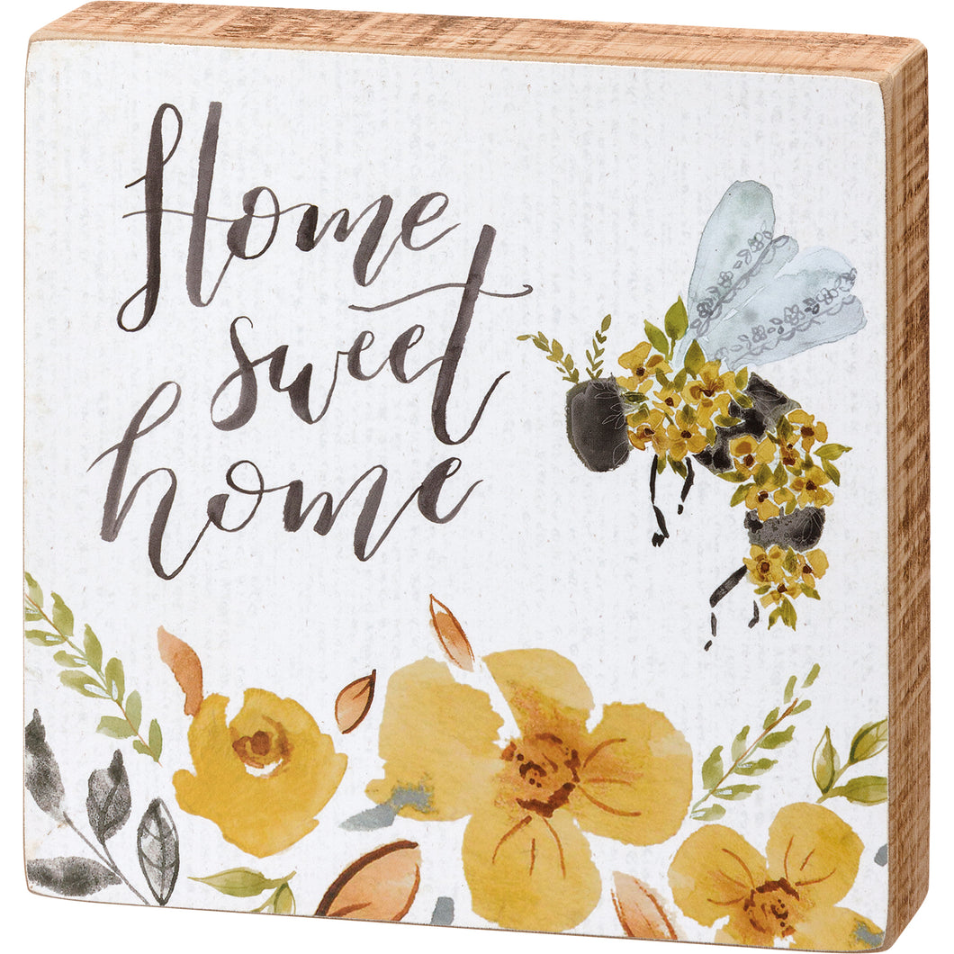 Home Sweet Home Bee Sign