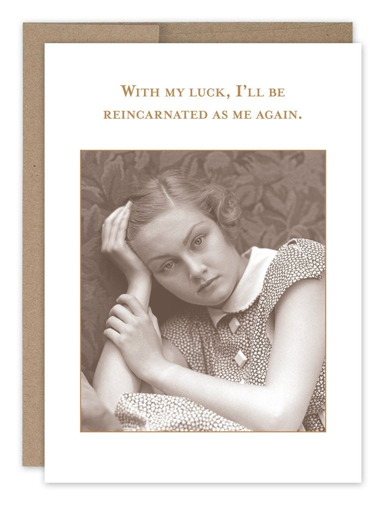 Reincarnated As Me Birthday Card